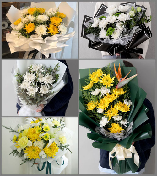 山东青岛平度市灰埠镇孙林村白事花束代送